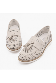 Silver Lining North Punched Loafer Nude 
